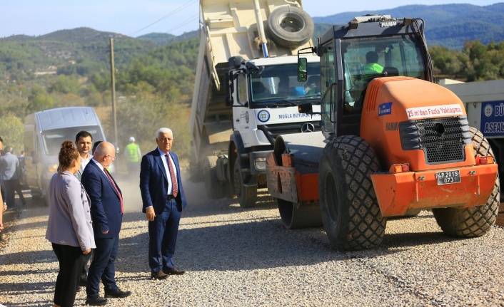 Başkan Gürün, Kırsal Mahalle Yol Çalışmalarını İnceledi