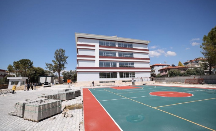 Yatağan Cumhuriyet Ortaokulunun Yüzde 97’si Tamamlandı