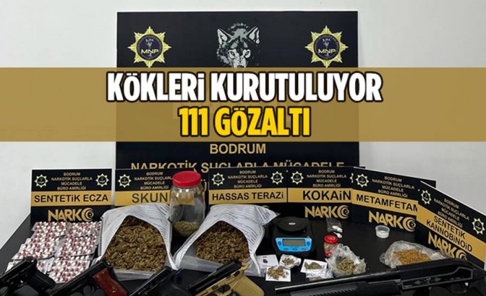 Muğla’da Kökünü Kurutma Operasyonu