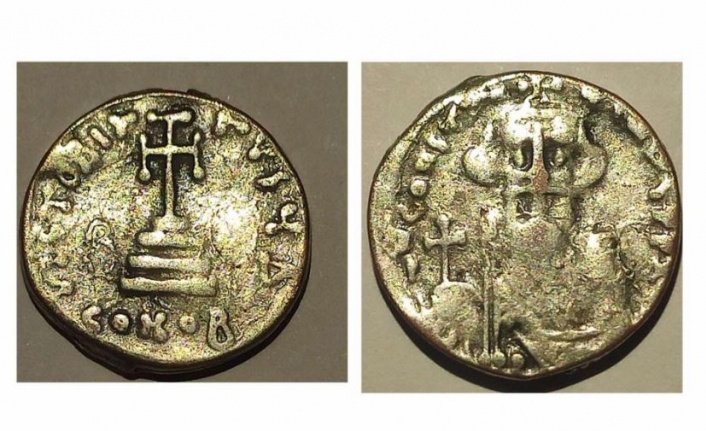 ROMA DÖNEMİNE AİT MADALYON ELE GEÇİRİLDİ