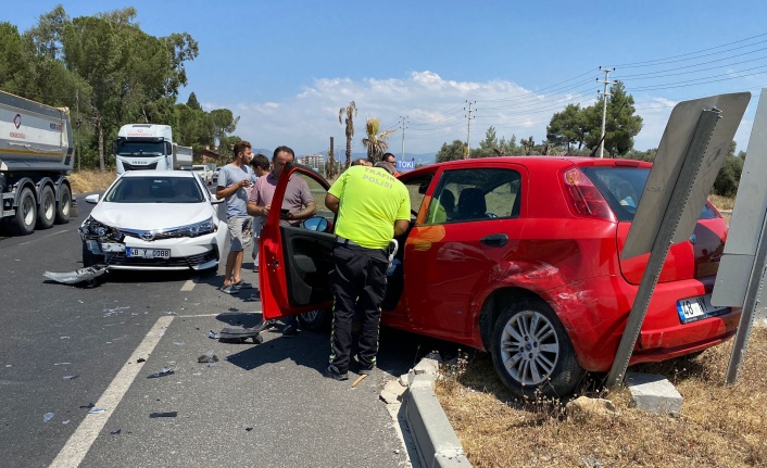 Yatağan’da Maddi Hasarlı Kaza