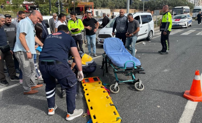 Bisikletli Çocuğa Araç Çarptı