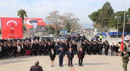 18 Mart Çanakkale Zaferi ve Şehitleri Anma Günü Töreni Yatağan'da Düzenlendi.