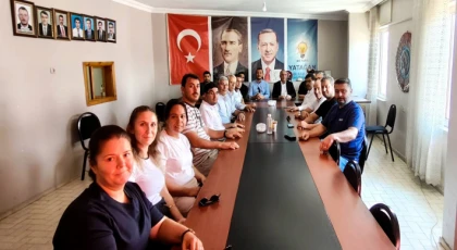 KAYMAKAM TURGAY İLHAN’DAN AK PARTİ YATAĞAN TEŞKİLATINA ZİYARET