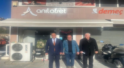 YATAĞAN KAYMAKAMI TURGAY İLHAN’DAN DEMEÇ GAZETESİ’NE ZİYARET