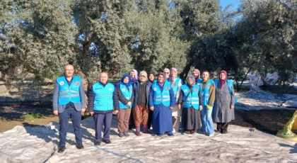 YATAĞAN’DA “ZEYTİN HASADI VE BEREKET DUASI YAPILDI”