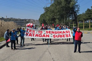 SOMA’DAKİ DİRENİŞE YATAĞAN’DAN DESTEK