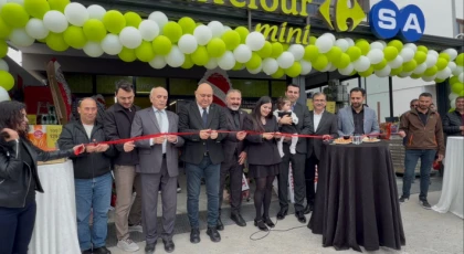 YATAĞAN’DA CARREFOURSA MİNİ MARKET HİZMETE AÇILDI