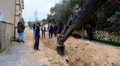 BAŞKAN GÜNAY SAHADA ÇALIŞMALARI İNCELEDİ