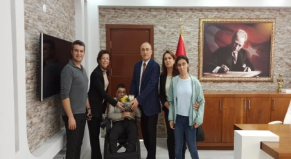 YATAĞAN ENGELLİLER DERNEĞİ’NDEN KAYMAKAM İLHAN’A ZİYARET