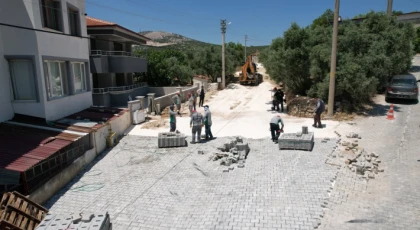 DERE MAHALLESİ’NDE ÜSTYAPI YENİLEME ÇALIŞMALARI BAŞLADI