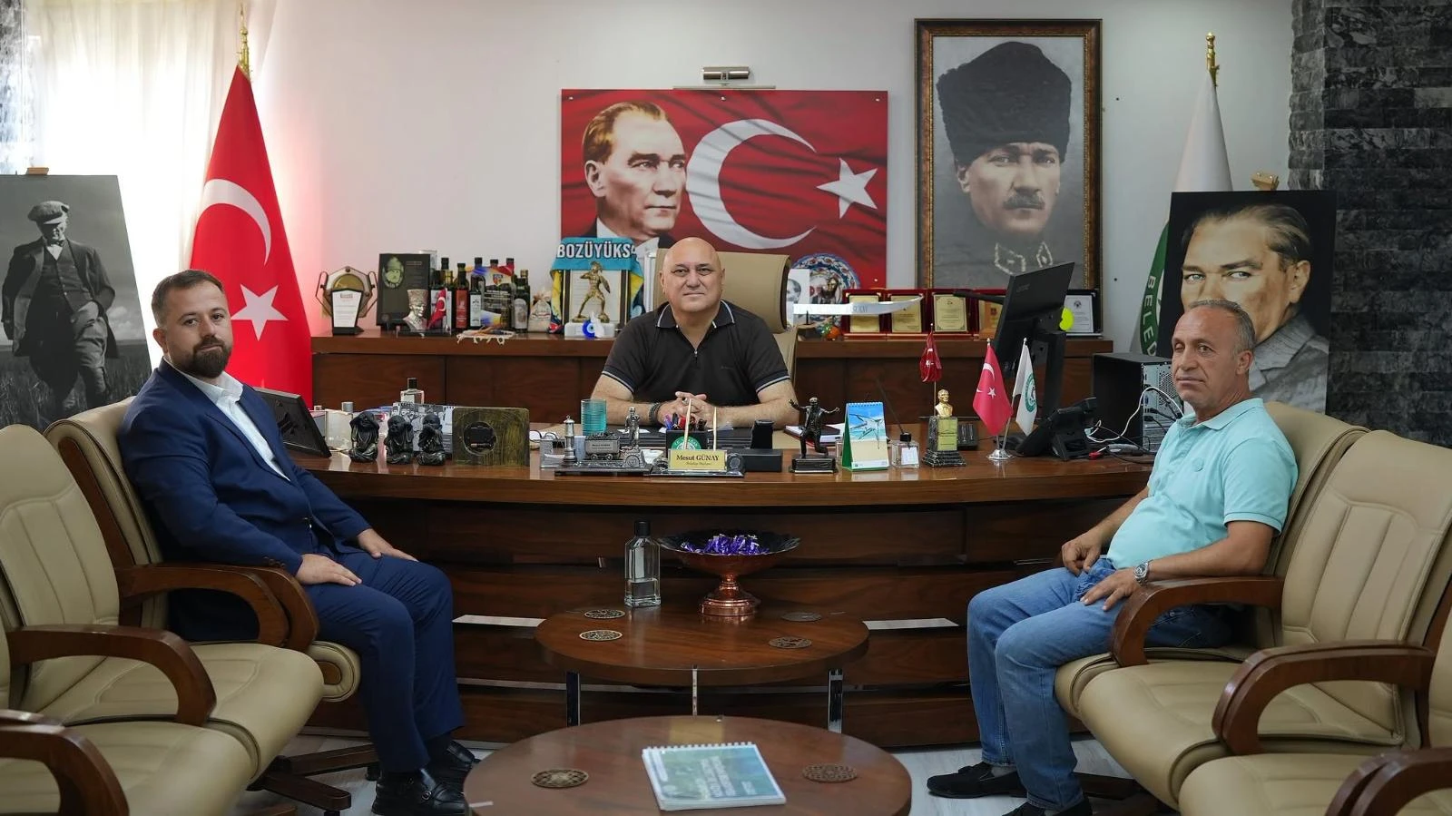 BAŞKAN GÜNAY, YENİDEN REFAH PARTİSİ MUĞLA İL BAŞKANI KOCABIYIK’I AĞIRLADI